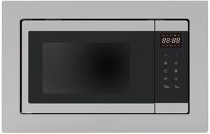 Prima PRCM250 Framed B/I 900W Microwave & Grill - St/Steel & Black